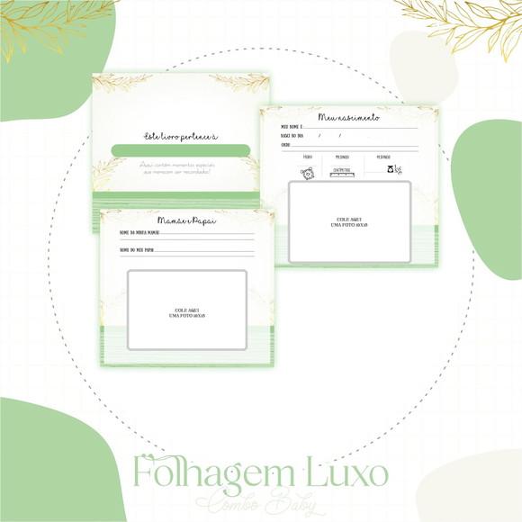 Arquivo Digital - Livro do Bebê - Folhagem Luxo