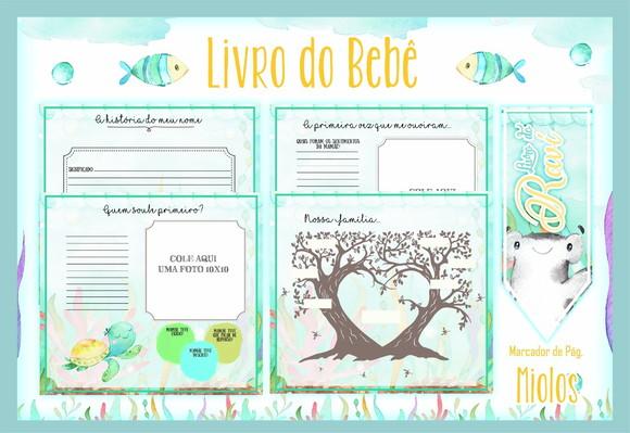 Arquivo Digital - Livro do Bebê - Fundo do Mar Menino
