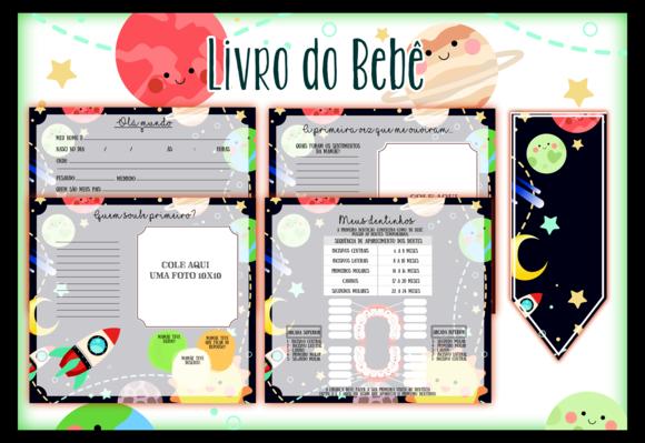 Arquivo Digital - Livro do Bebe - Galaxia Menino