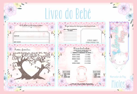 Arquivo Digital - Livro do Bebê - Gatinha Cute