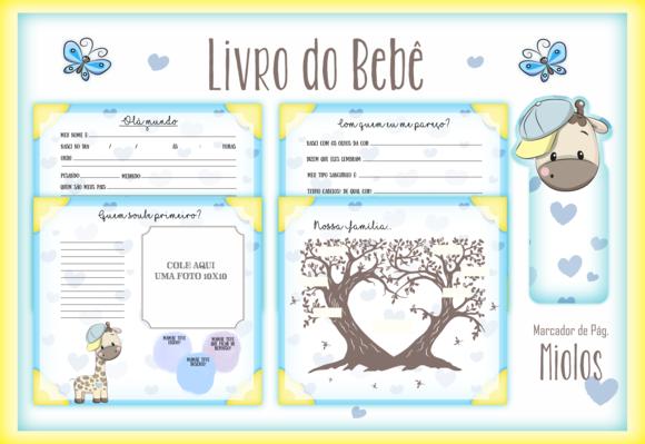 Arquivo Digital - Livro do Bebe - Girafinha