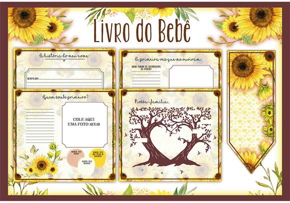 Arquivo Digital - Livro do Bebe - Girassol