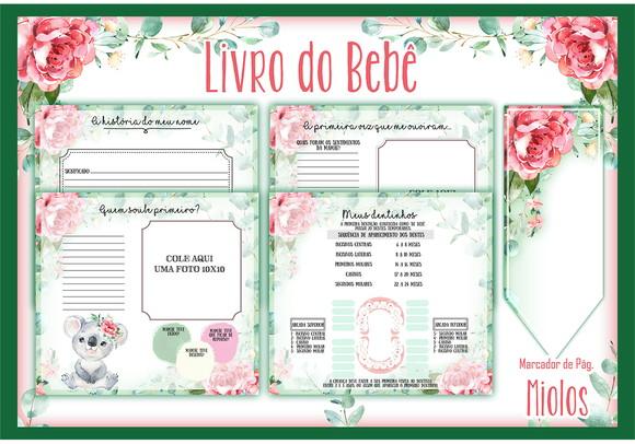 Arquivo Digital - Livro do Bebe - Koala Menina