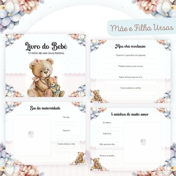 Arquivo Digital - Livro do Bebe - Mãe e Filha Ursas