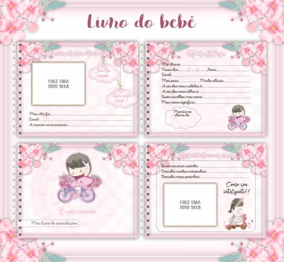 Arquivo Digital - Livro do Bebê - Menina