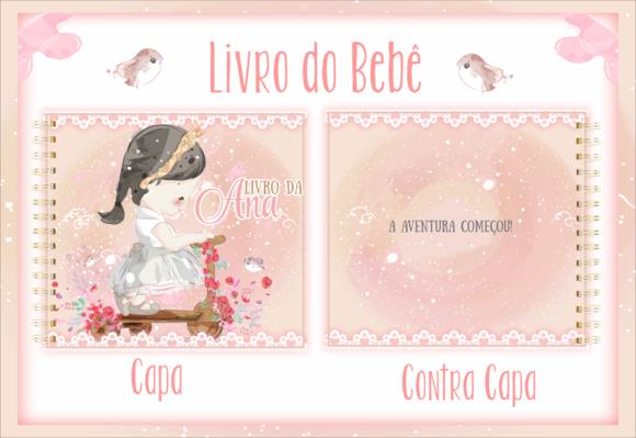 Arquivo Digital - Livro do Bebe - Menina Aquarela