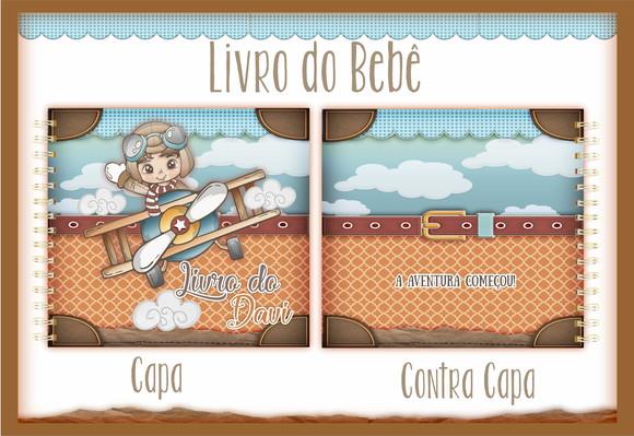 Arquivo Digital - Livro do Bebe - Menino Aviador