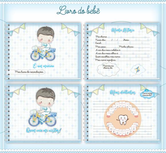 Arquivo Digital - Livro do Bebe - Menino