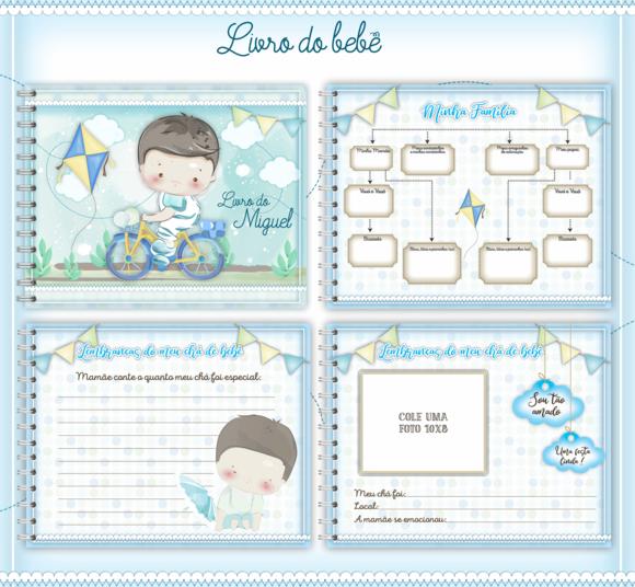 Arquivo Digital - Livro do Bebe - Menino