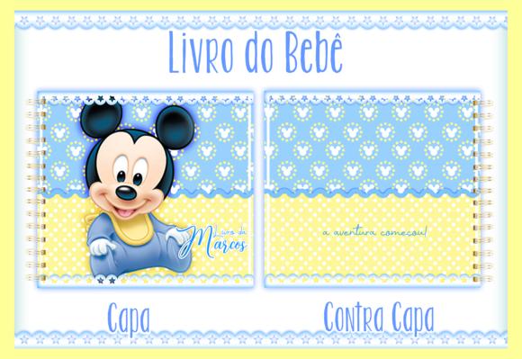 Arquivo Digital - Livro do Bebê - Mickey Baby
