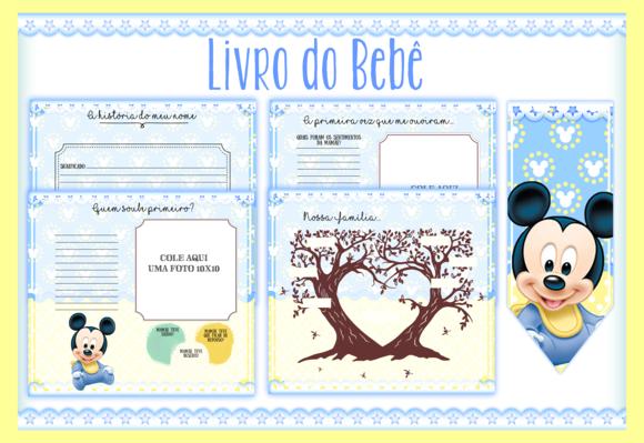 Arquivo Digital - Livro do Bebê - Mickey Baby