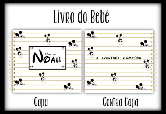 Arquivo Digital - Livro do Bebê - Mickey Minimalista
