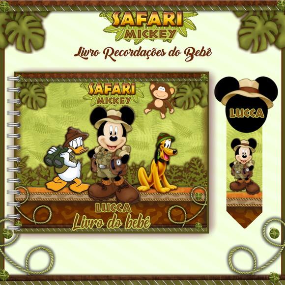 Arquivo Digital - Livro do Bebê - Mickey Safari