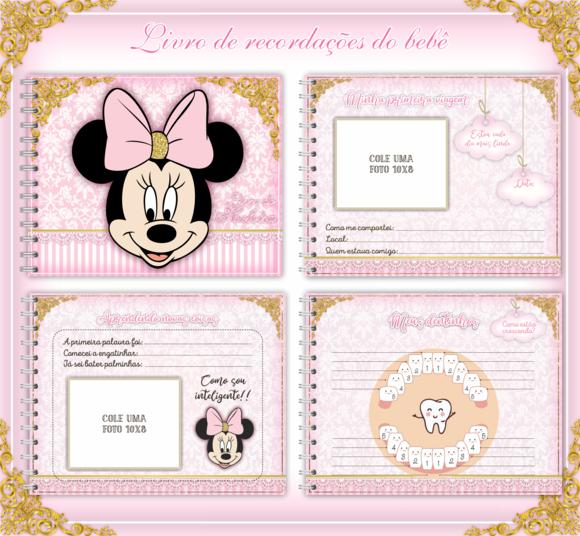 Arquivo Digital - Livro do Bebe - Minnie Rosa