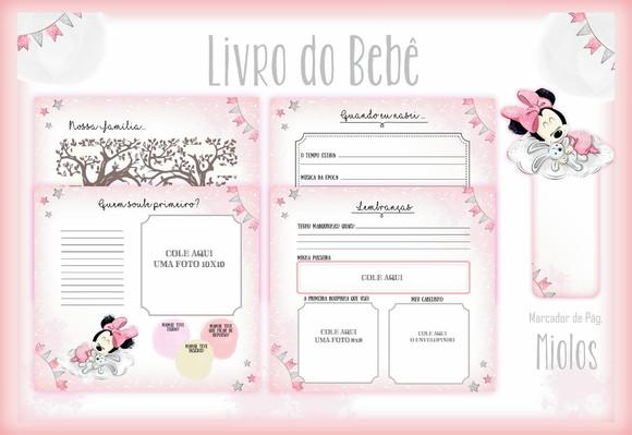 Arquivo Digital - Livro do Bebe - Minnie Rosa 03