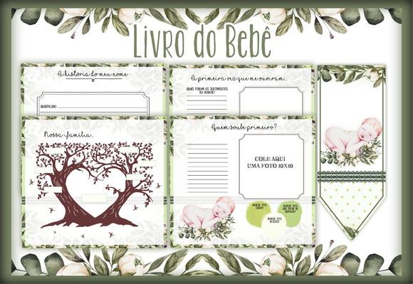 Arquivo Digital - Livro do Bebê - Newborn Menino