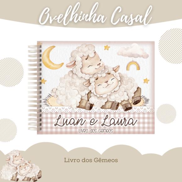 Arquivo Digital - Livro do Bebê - Ovelhinha Gêmeos Casal