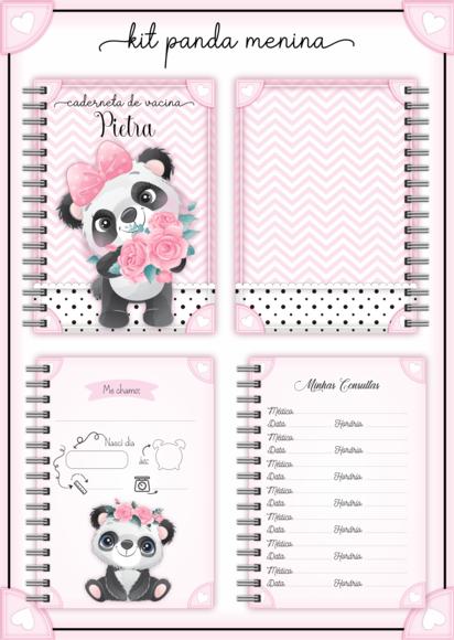Arquivo Digital - Livro do Bebê - Panda Menina 02