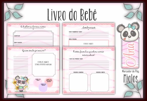 Arquivo Digital - Livro do Bebe - Panda Menina