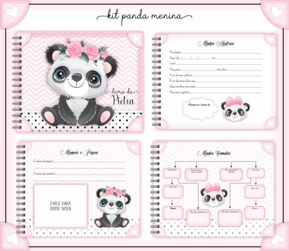 Arquivo Digital - Livro do Bebê - Panda Menina 02