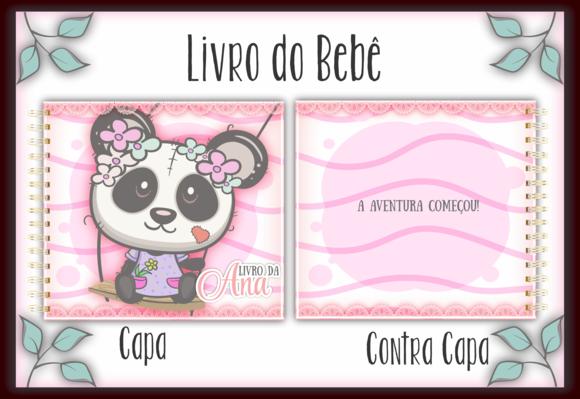 Arquivo Digital - Livro do Bebe - Panda Menina