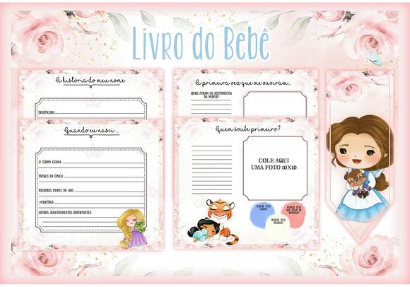 Arquivo Digital - Livro do Bebe - Princesas