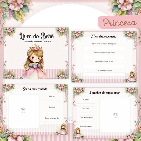 Arquivo Digital - Livro do Bebê - Princesa Vintage