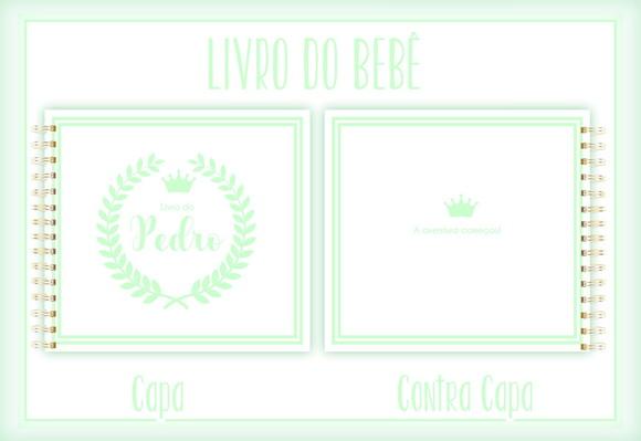 Arquivo Digital - Livro do Bebê - Realeza Minimalista