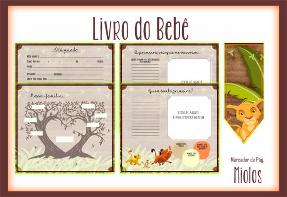 Arquivo Digital - Livro do Bebê - Rei Leão