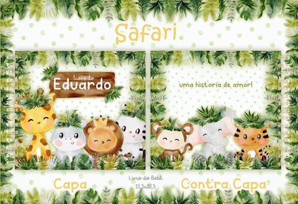 Arquivo Digital - Livro do Bebê - Safari Aquarela