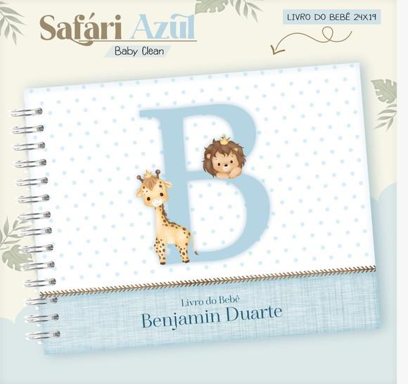 Arquivo Digital - Livro do Bebe - Safari Azul 02