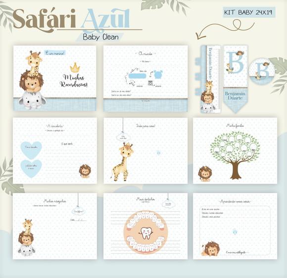 Arquivo Digital - Livro do Bebe - Safari Azul 02