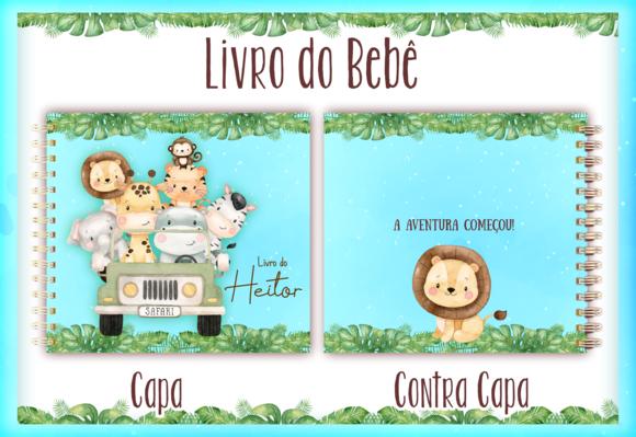 Arquivo Digital - Livro do Bebe - Safari Azul