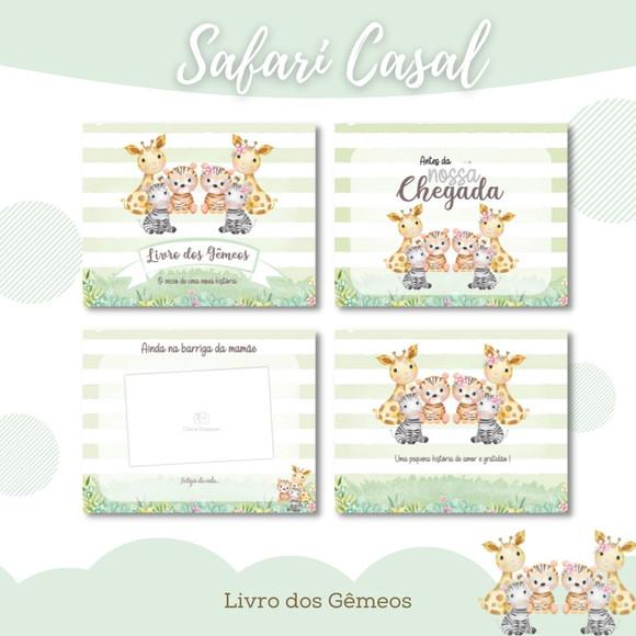 Arquivo Digital - Livro do Bebe - Safari Casal Gemeos