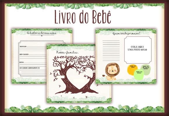 Arquivo Digital - Livro do Bebe - Safari Marrom
