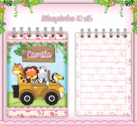 Arquivo Digital - Livro do Bebê - Safari Menina