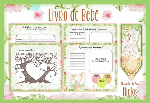 Arquivo Digital - Livro do Bebê - Safari Menina 02