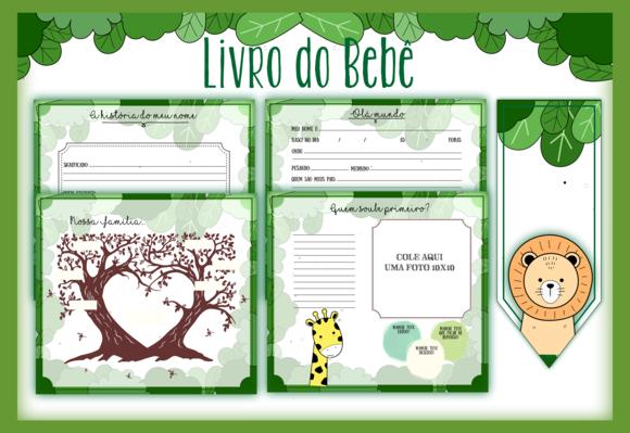 Arquivo Digital - Livro do Bebe - Safari Minimalista