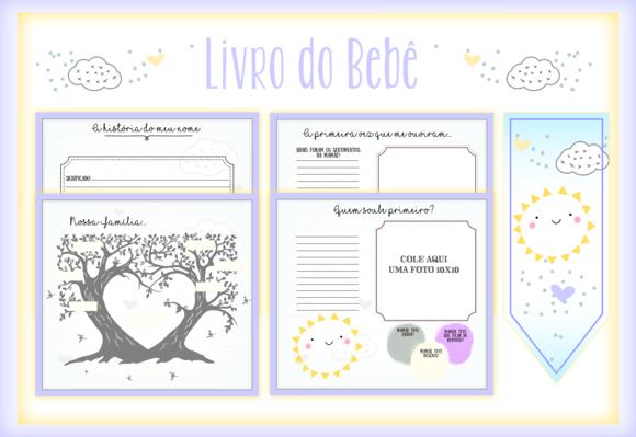 Arquivo Digital - Livro do Bebe - Sol Minimalista