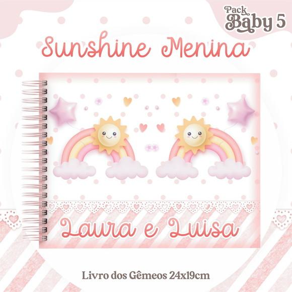 Arquivo Digital - Livro do Bebê - Sunshine Gemeas Meninas