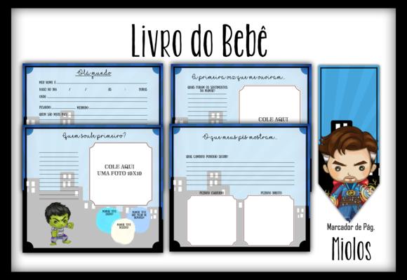 Arquivo Digital - Livro do Bebe - Super Herois