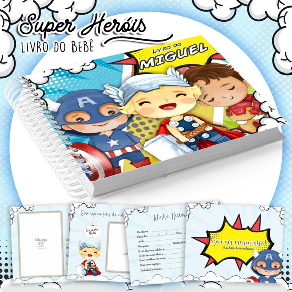 Arquivo Digital - Livro do Bebê - Super Heróis 03