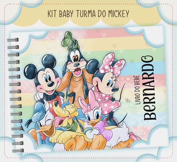 Arquivo Digital - Livro do Bebê - Turma do Mickey