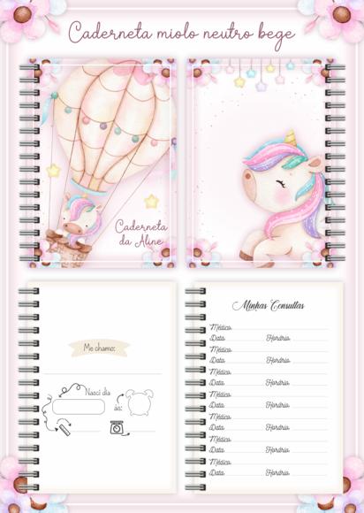 Arquivo Digital - Livro do Bebê - Unicórnio Baby