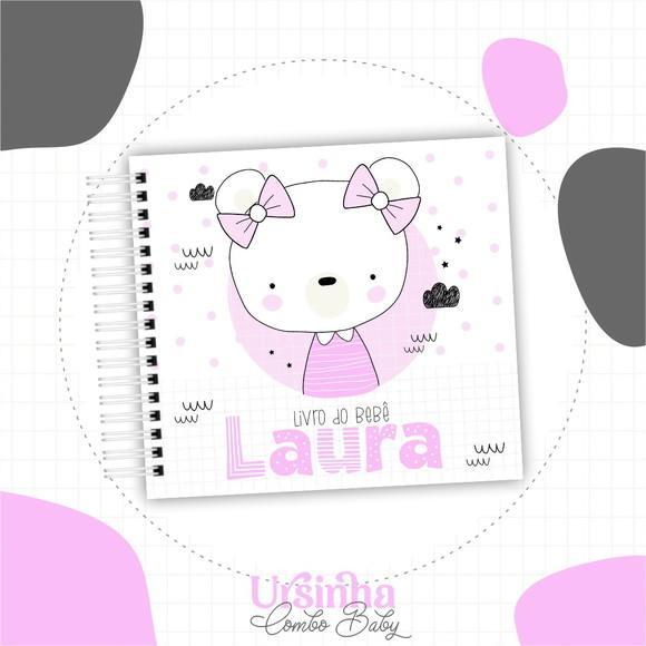 Arquivo Digital - Livro do Bebe - Ursinha 03 (2 Tamanhos)