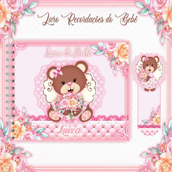 Arquivo Digital - Livro do Bebe - Ursinha Marrom