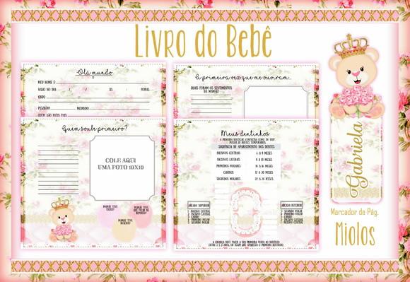Arquivo Digital - Livro do Bebe - Ursinha Princesa