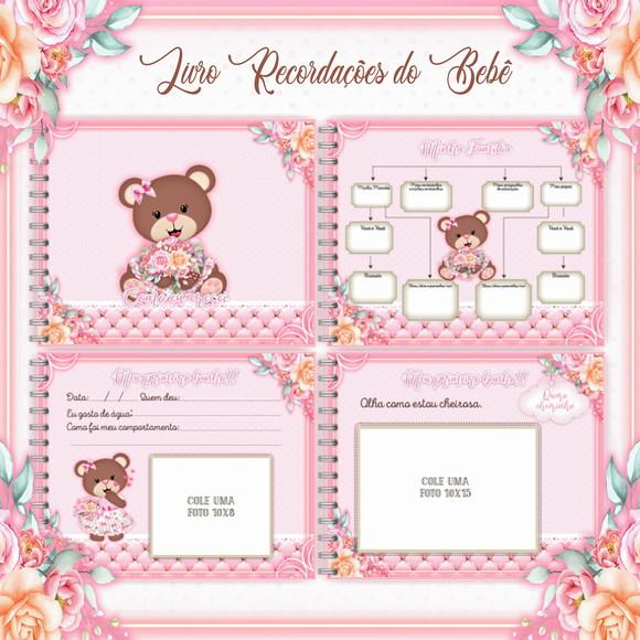Arquivo Digital - Livro do Bebe - Ursinha Marrom