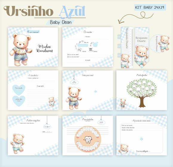 Arquivo Digital - Livro do Bebe - Ursinho Azul