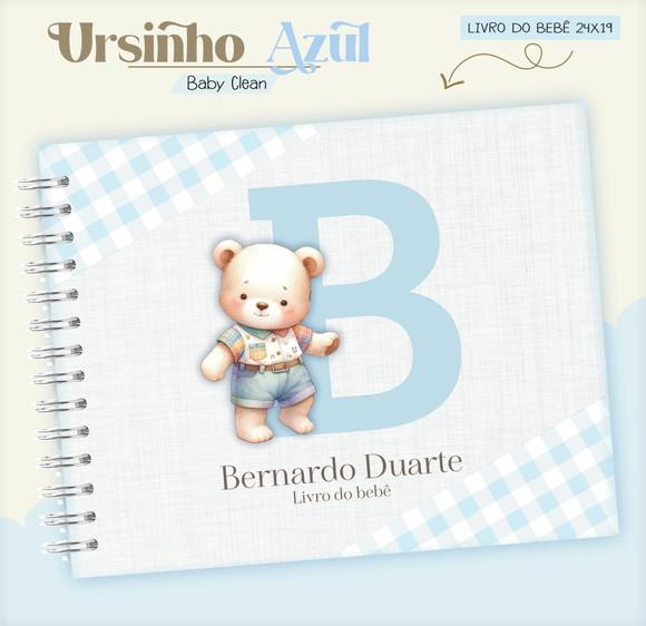 Arquivo Digital - Livro do Bebe - Ursinho Azul